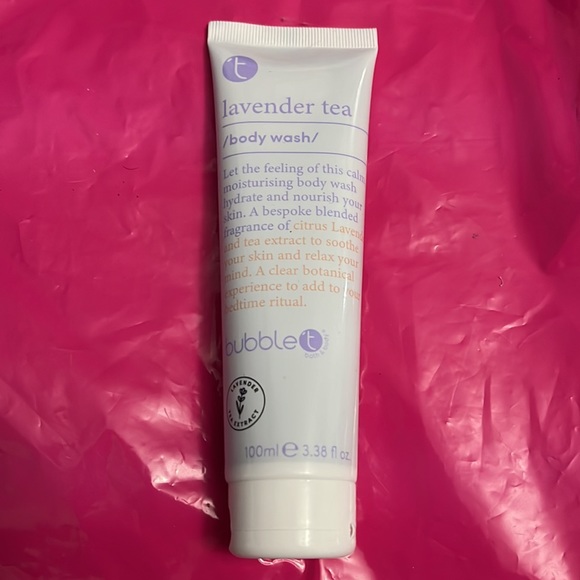 Bubble T Cosmetics Lavender Tea Moisturizing Body Wash Gel 3.38oz/100ml NEW - Picture 2 of 7